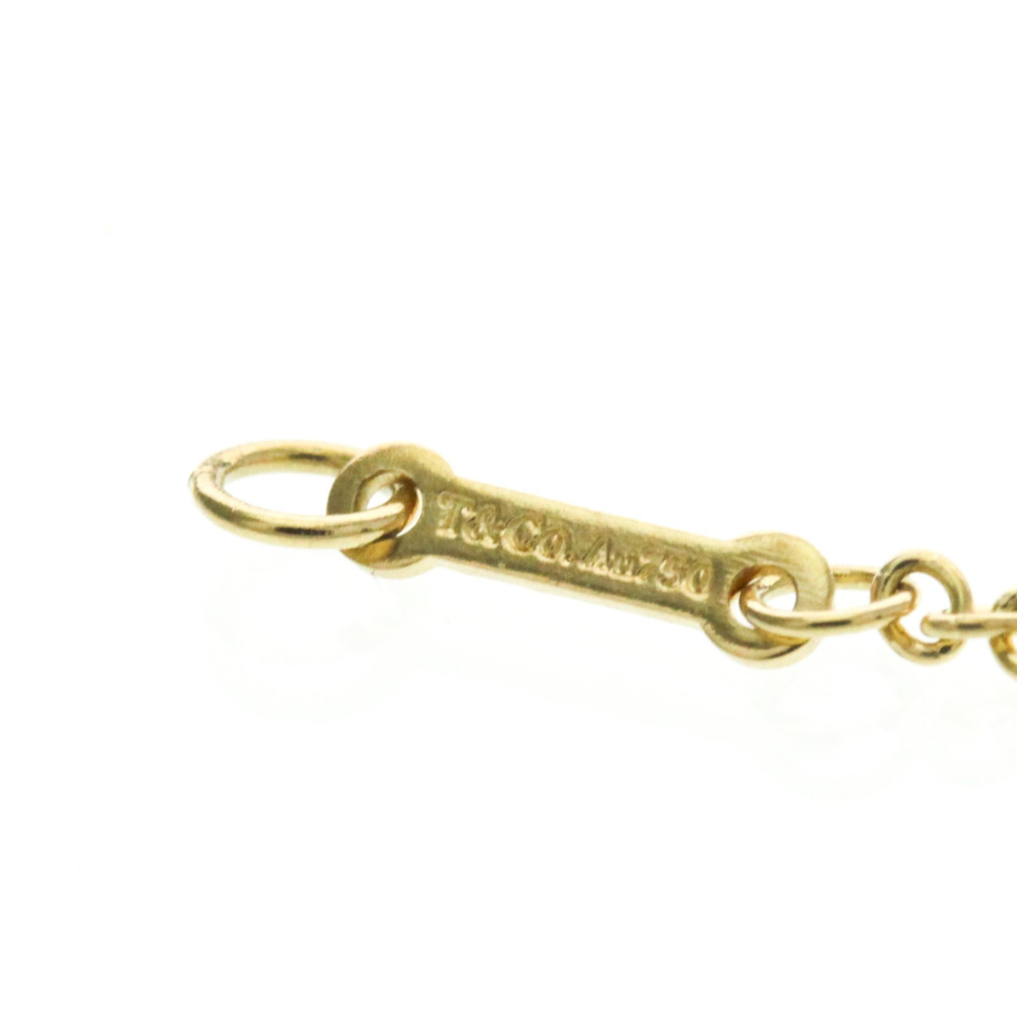 Tiffany & Co. Tiffany Double Loving Heart Diamond Bracelet Yellow Gold (18K) Diamond Charm Bracelet Gold Size ONE SIZE - 8 Thumbnail