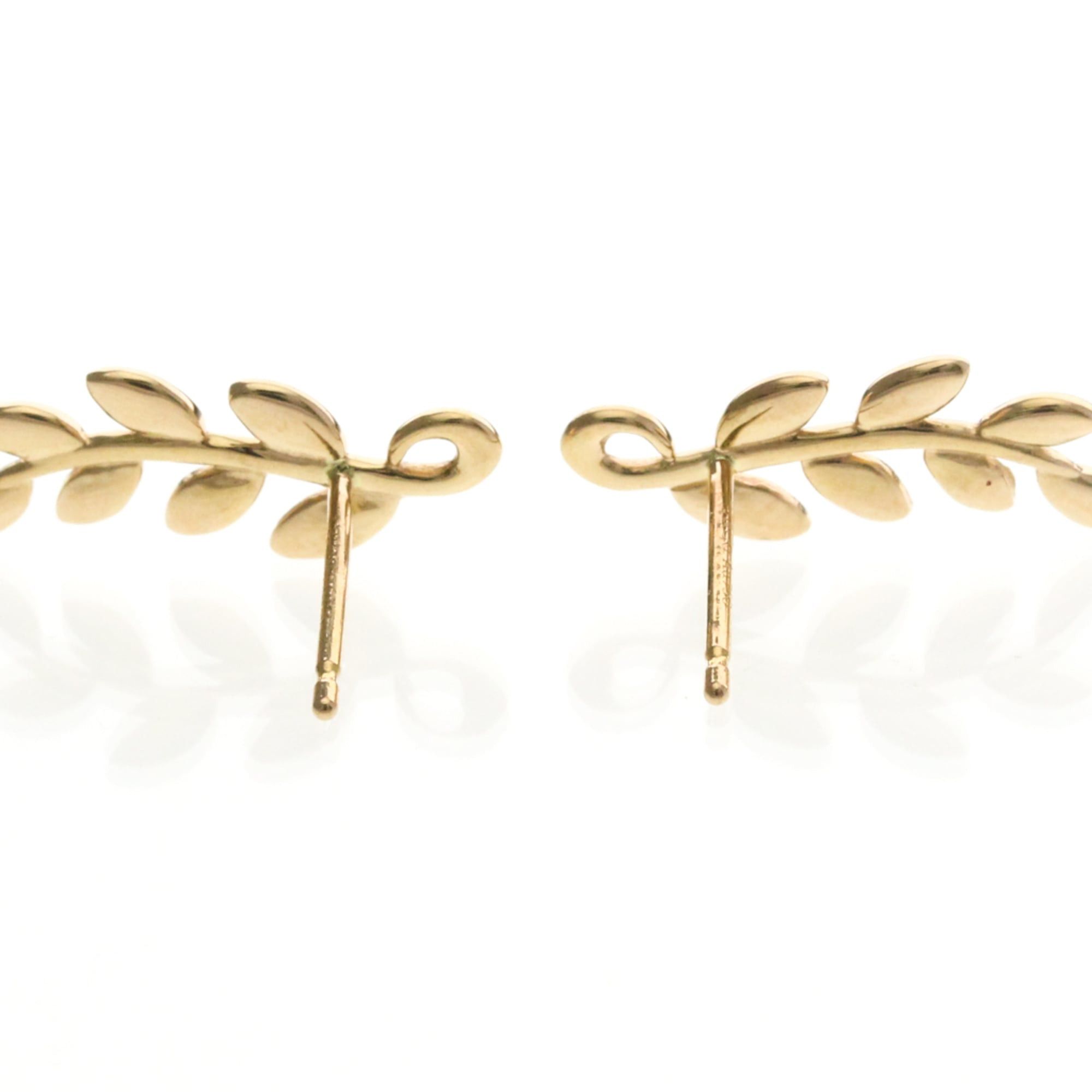 Tiffany & Co. Tiffany Olive Leaf Earrings No Stone Pink Gold (18K) Stud Earrings Pink Gold Size ONE SIZE - 9 Thumbnail