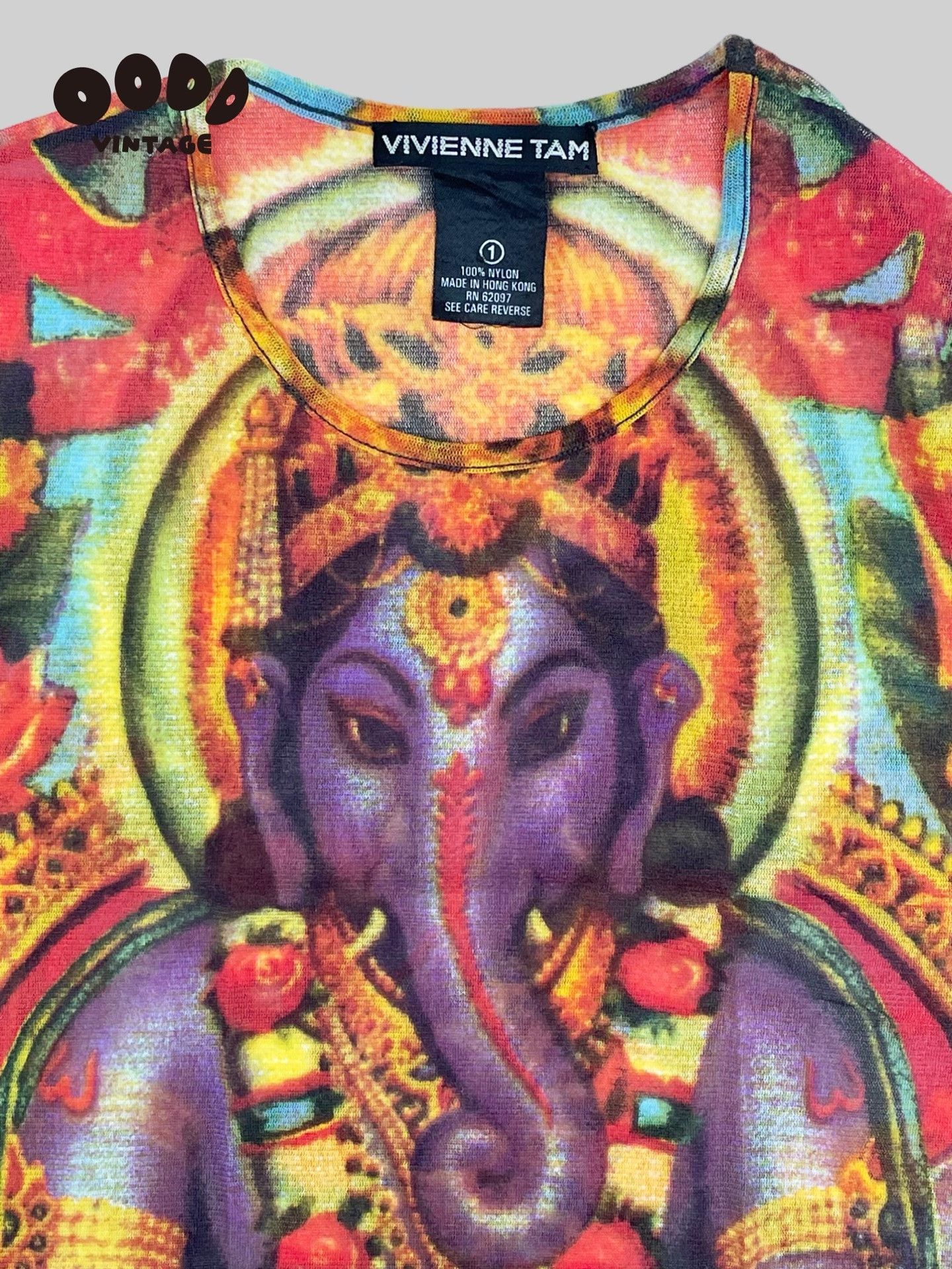 Vivienne Tam Vivienne Tam Ganesha Graphic Mesh T-shirt Size M / US 6-8 / IT 42-44 - 3 Thumbnail