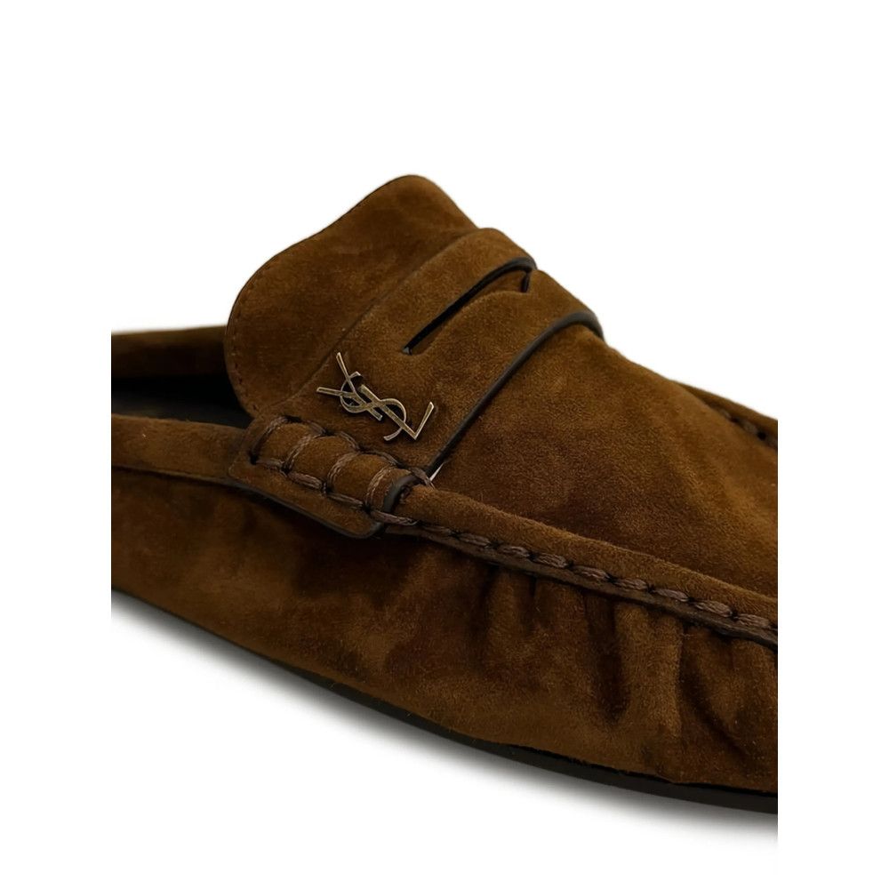 Saint Laurent Paris Saint Laurent BROWN Loafers Size US 7 / IT 37 - 2 Thumbnail