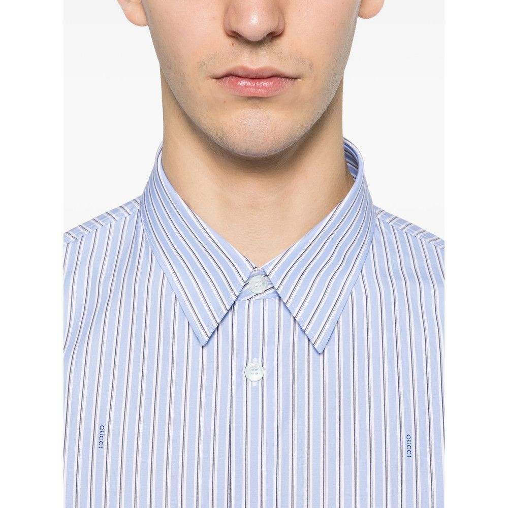 Gucci Gucci BLUE Shirts Size US L / EU 52-54 / 3 - 3 Thumbnail