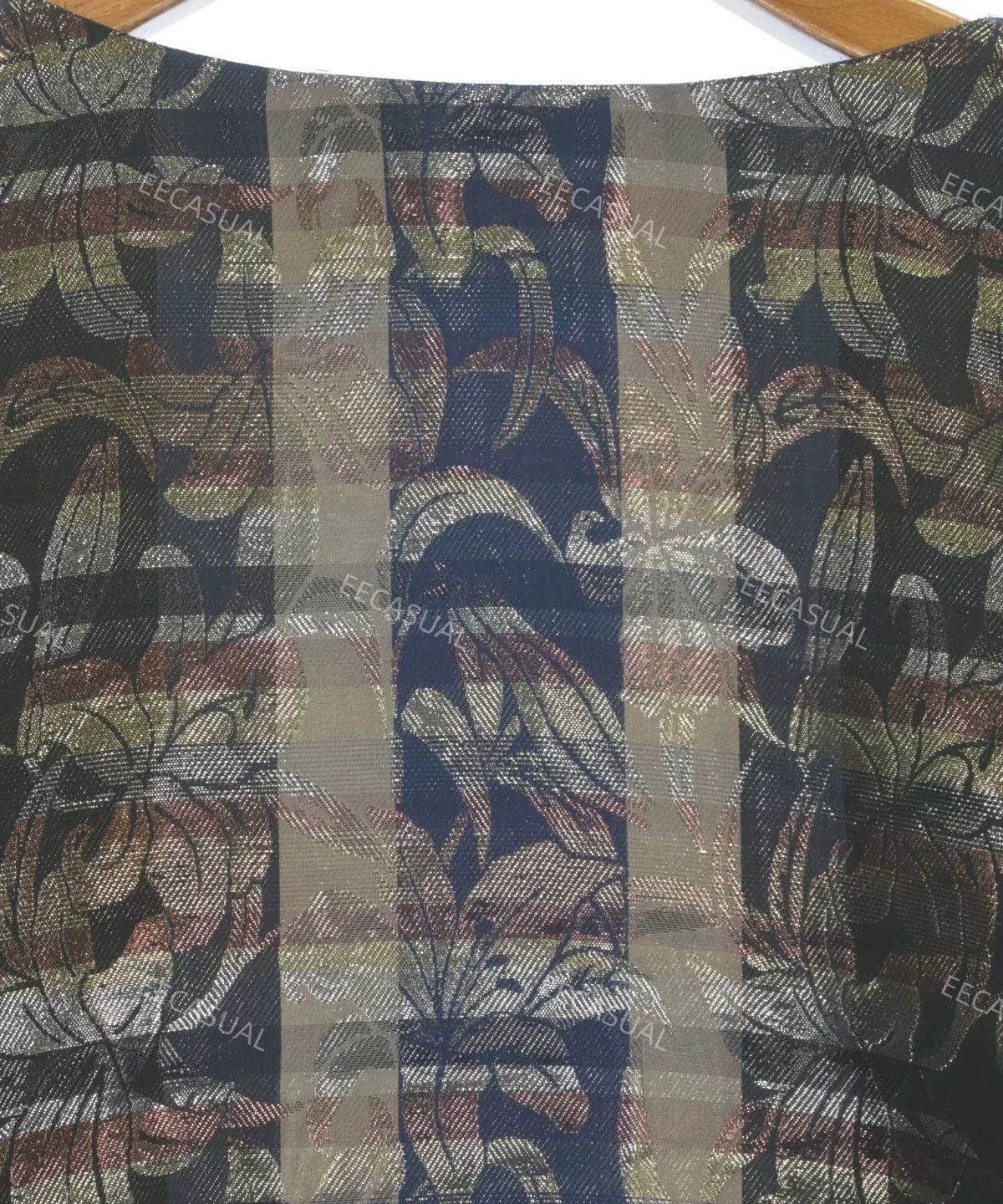 Other Mame Kurogouchi Gold Foil Blouson Sleeve Top Size M / US 6-8 / IT 42-44 - 3 Thumbnail