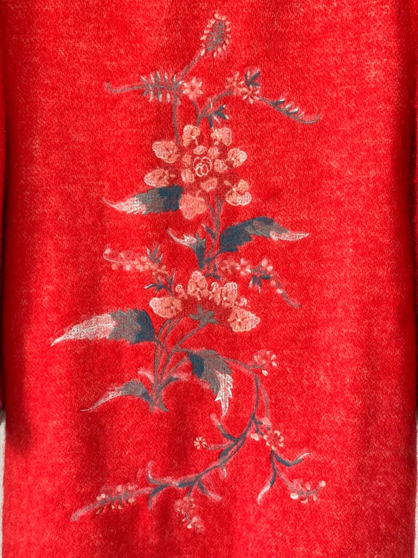 Vivienne Tam Vivienne Tam Red Wool Embroidered Coat Size M / US 6-8 / IT 42-44 - 4 Thumbnail
