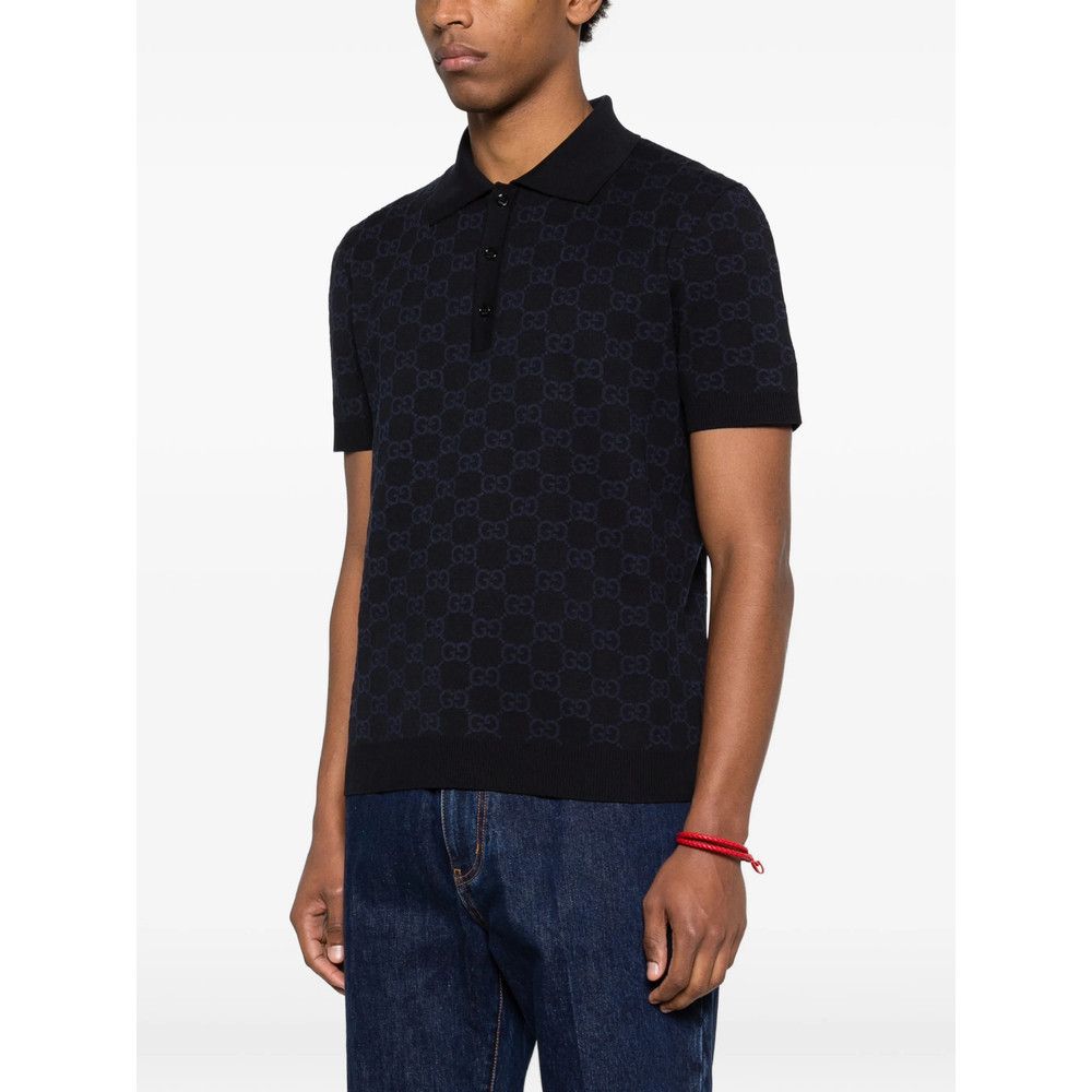 Gucci Gucci BLUE Polo Shirts Size US L / EU 52-54 / 3 - 3 Thumbnail
