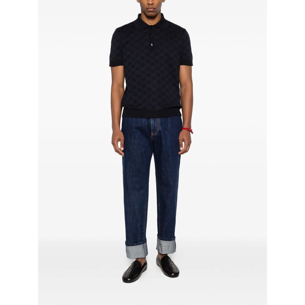 Gucci Gucci BLUE Polo Shirts Size US XL / EU 56 / 4 - 5 Thumbnail