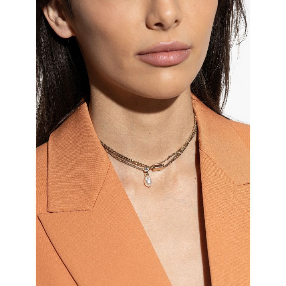 Alexander McQueen Alexander Mcqueen GOLD Necklaces Size ONE SIZE - 2 Thumbnail
