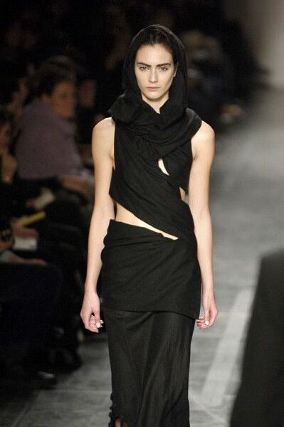 Ann Demeulemeester Ann Demeulemeester 2006 Fall Wrapped Hooded Top Size M / US 6-8 / IT 42-44 - 4 Thumbnail