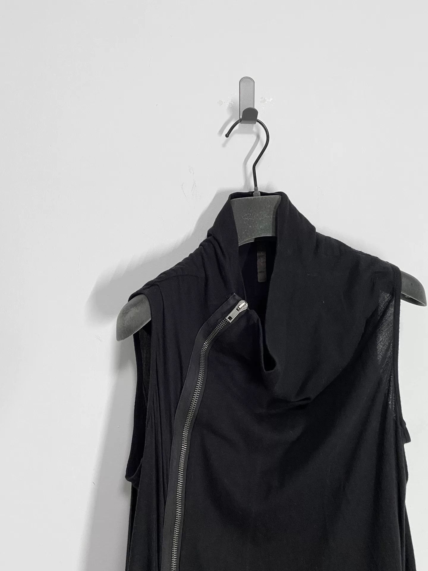 Rick Owens Rick Owens Asymmetric Drape Vest Size US M / EU 48-50 / 2 - 2 Thumbnail