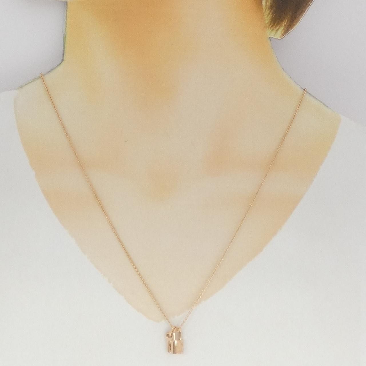 Louis Vuitton Louis Vuitton Louis Vuitton Pendentif Lockit 750 Pink Gold Necklace Precious Metal Necklace Q93341 DUTY FREE for USA Size ONE SIZE - 6 Thumbnail