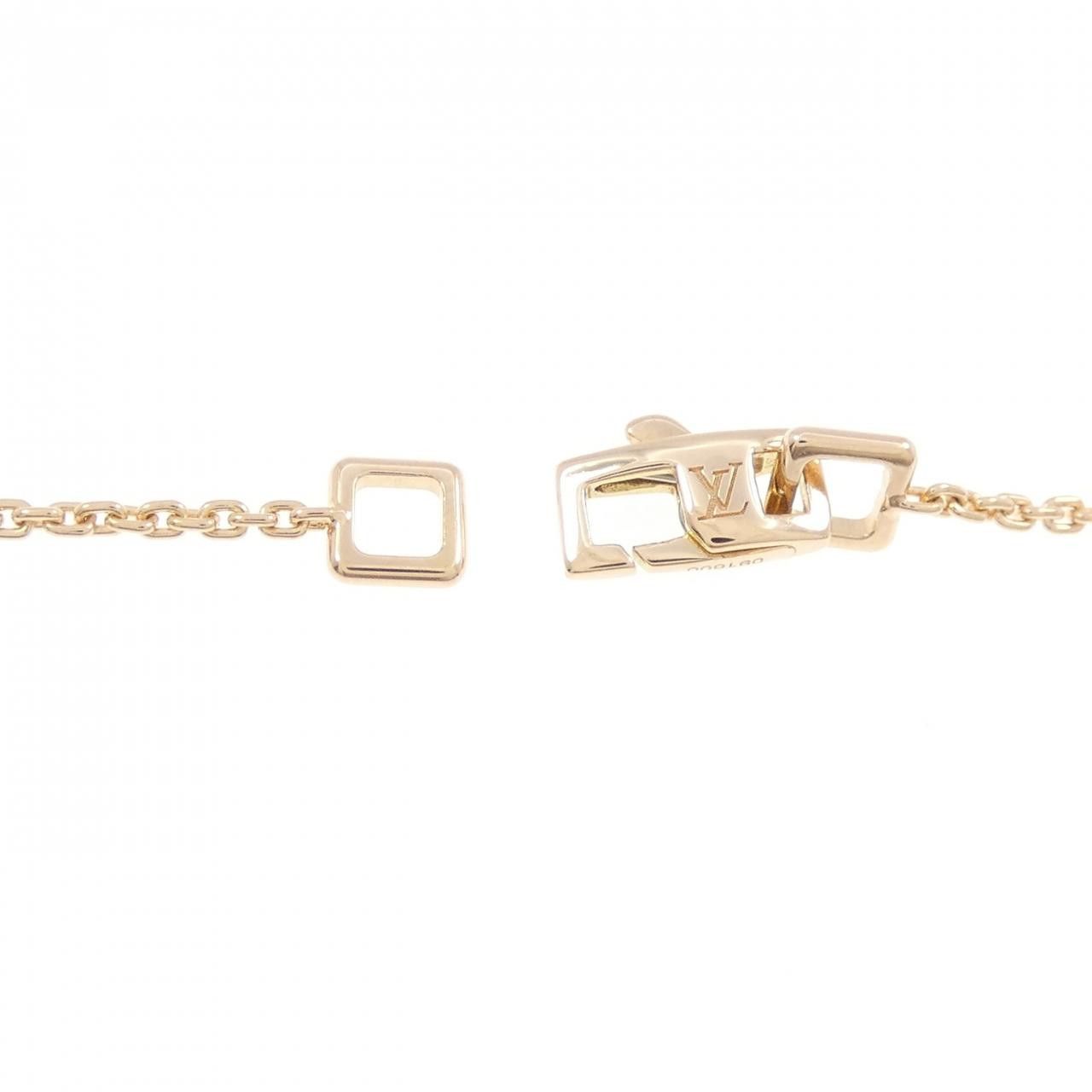 Louis Vuitton Louis Vuitton Louis Vuitton Pendentif Lockit 750 Pink Gold Necklace Precious Metal Necklace Q93341 DUTY FREE for USA Size ONE SIZE - 5 Thumbnail