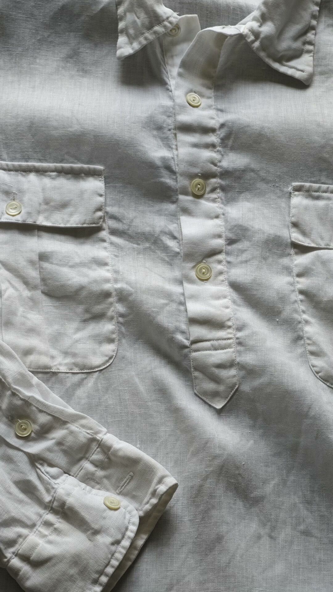 Polo Ralph Lauren Polo Ralph Lauren 90s Linen Pullover Shirt Size US M / EU 48-50 / 2 - 3 Thumbnail