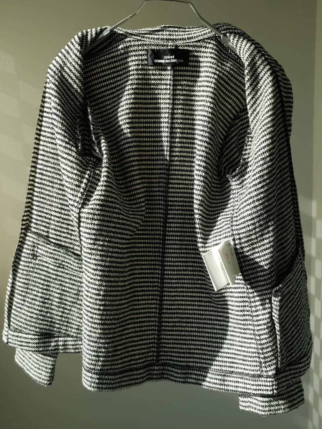 Comme des Garcons Comme des Garçons Houndstooth Wool Coat Size US M / EU 48-50 / 2 - 7 Thumbnail