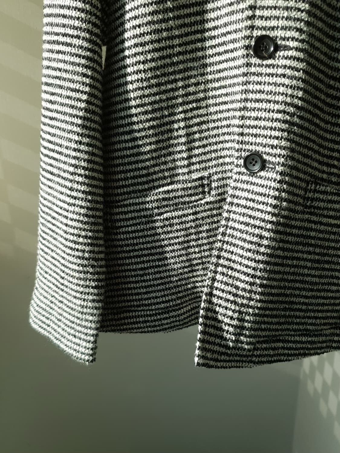 Comme des Garcons Comme des Garçons Houndstooth Wool Coat Size US M / EU 48-50 / 2 - 6 Thumbnail