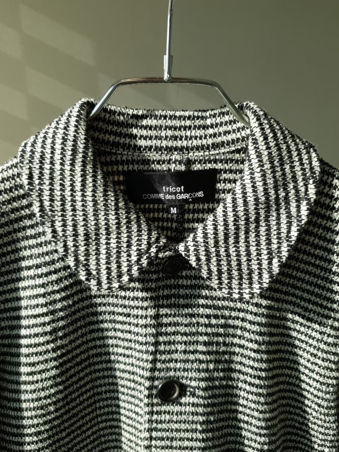 Comme des Garcons Comme des Garçons Houndstooth Wool Coat Size US M / EU 48-50 / 2 - 3 Thumbnail