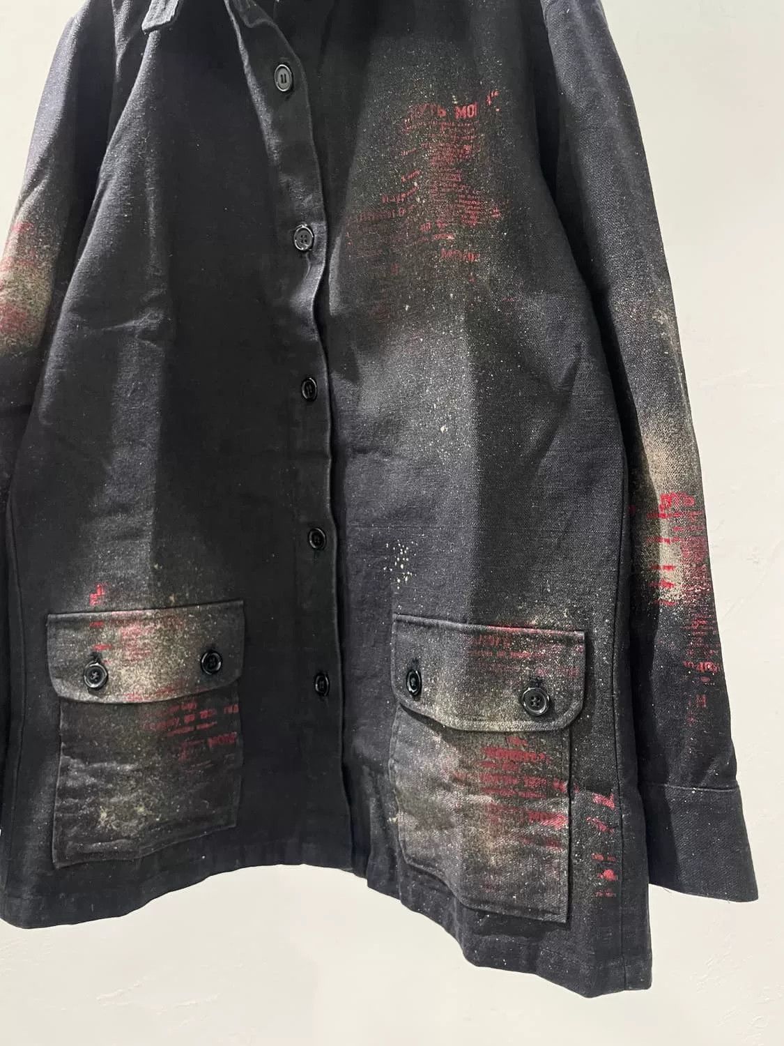 Vintage Vintage Balenciaga Style Firework Denim Jacket Size US M / EU 48-50 / 2 - 3 Thumbnail