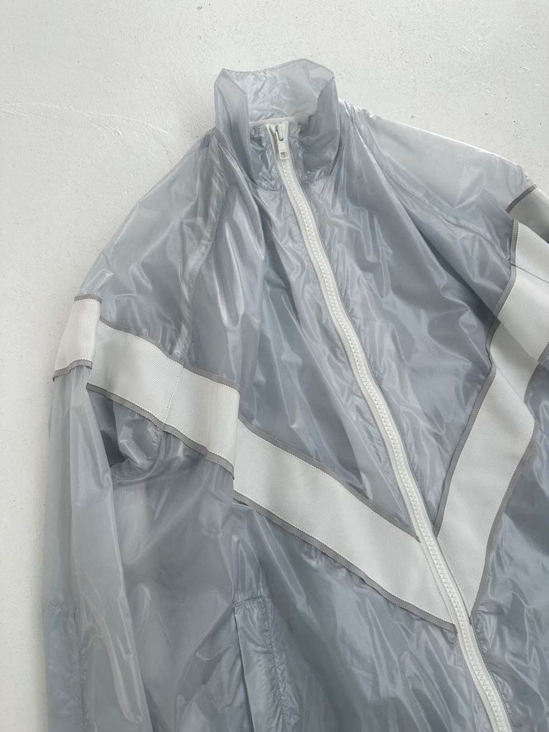 Sacai sacai Phantom Silver V-neck Jacket Size US M / EU 48-50 / 2 - 4 Thumbnail