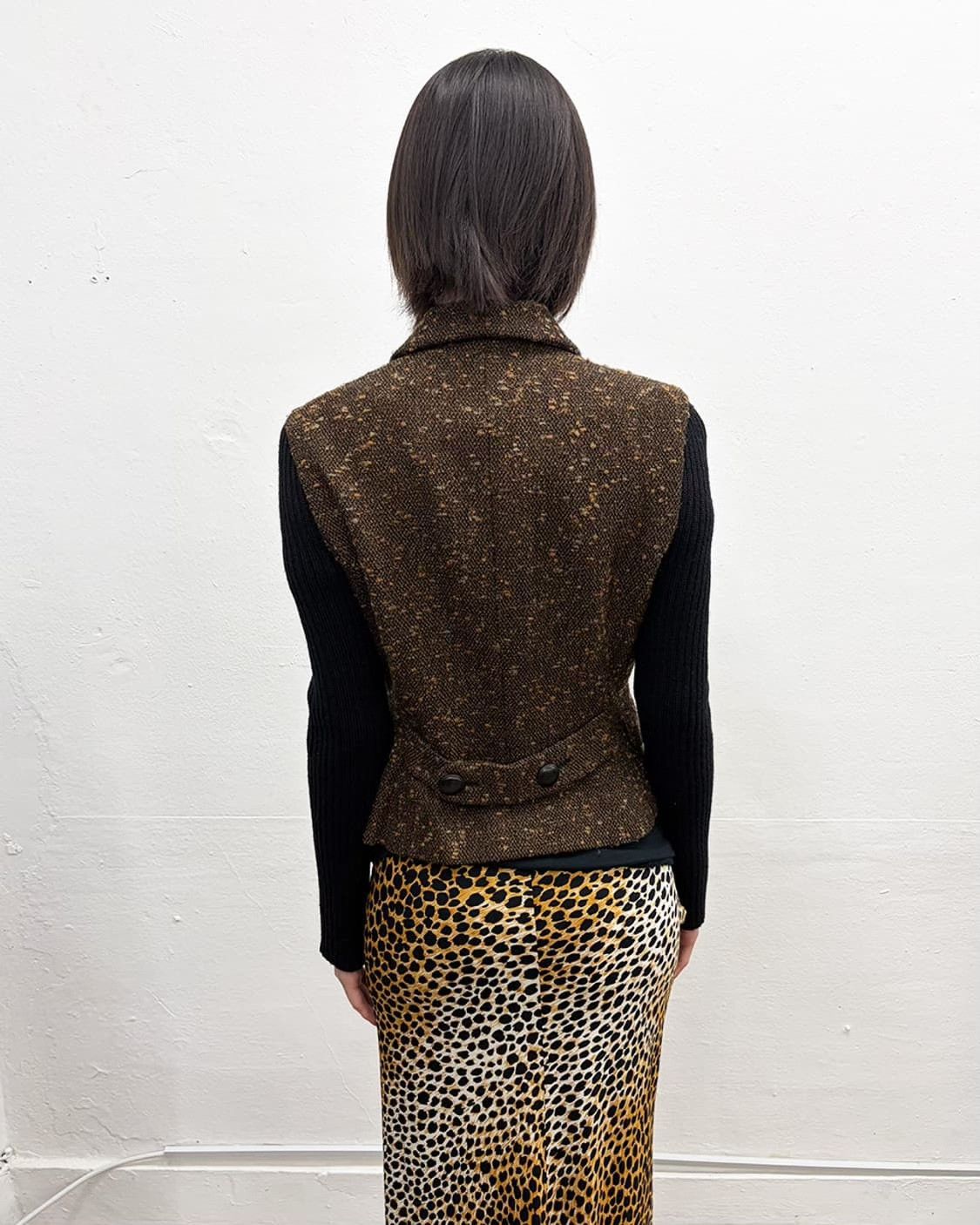 Versace Versace Tweed Coat Size M / US 6-8 / IT 42-44 - 5 Thumbnail