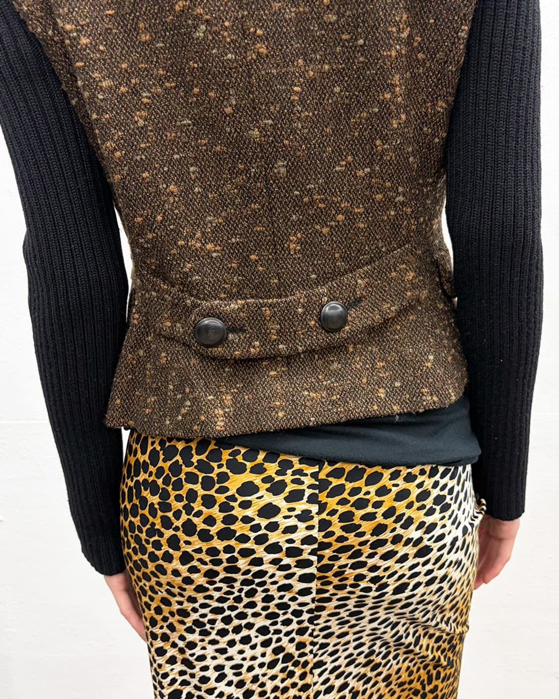 Versace Versace Tweed Coat Size M / US 6-8 / IT 42-44 - 4 Thumbnail