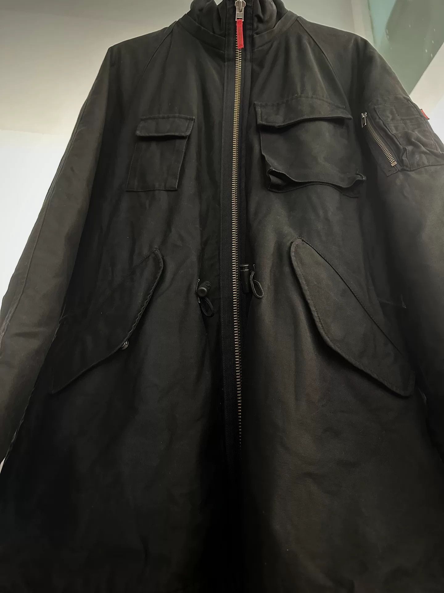 Vintage Vintage Prada Style Bomber Parka Coat Size US M / EU 48-50 / 2 - 4 Thumbnail