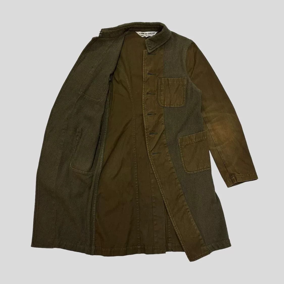 Rei Kawakubo Comme des Garçons Vintage Wool Coat Size US M / EU 48-50 / 2 - 3 Thumbnail