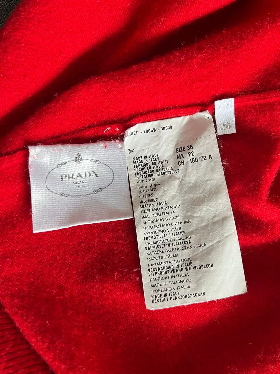 Prada Prada Campari Knit Vest Size US M / EU 48-50 / 2 - 7 Thumbnail