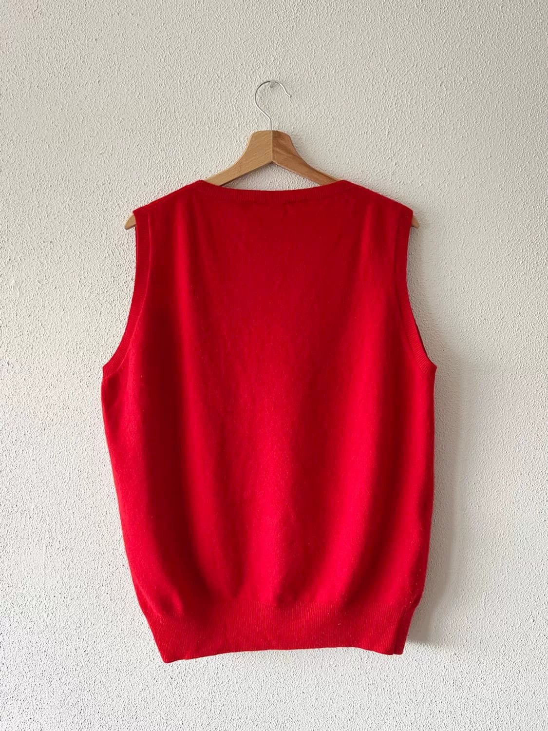 Prada Prada Campari Knit Vest Size US M / EU 48-50 / 2 - 6 Thumbnail