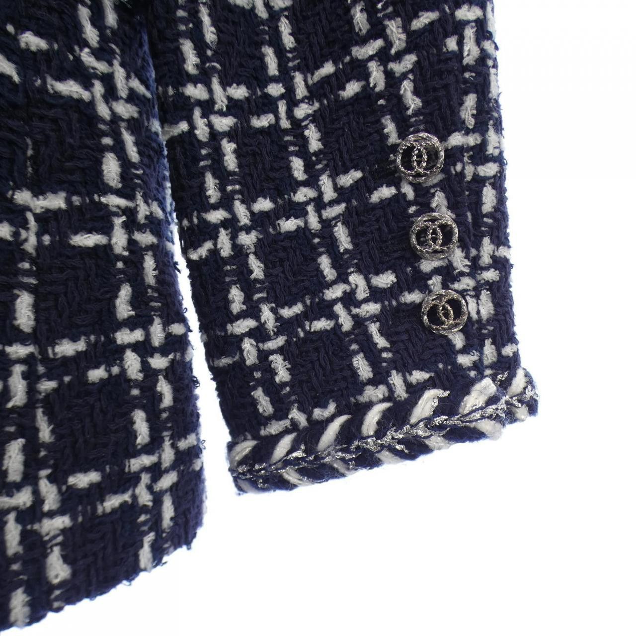 Chanel Chanel Chanel Jacket Textile Outerwear P75519V67222 DUTY FREE for USA Size ONE SIZE - 7 Thumbnail