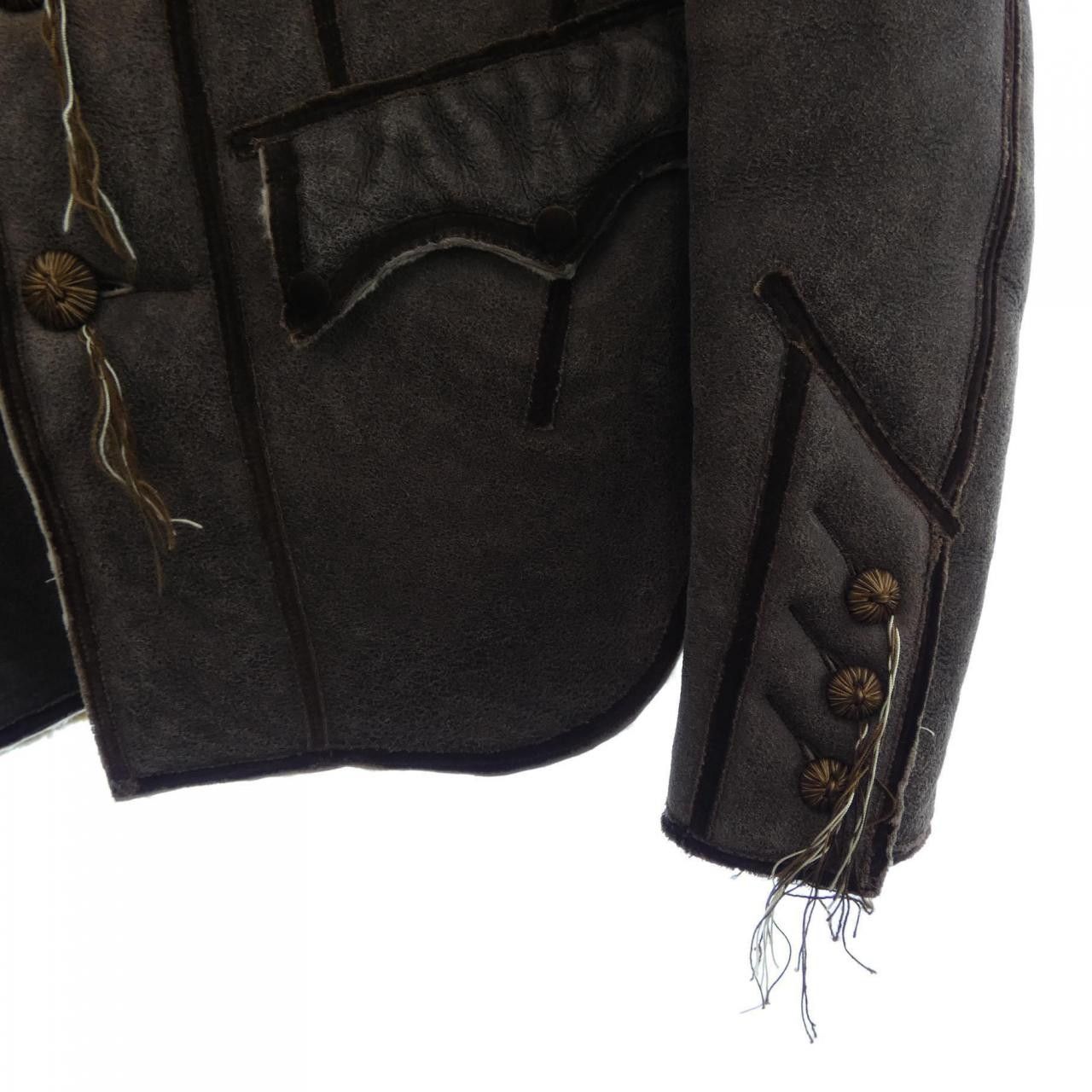 Other Other NUMBER (N)INE Mouton Shearling Jacket Fur Outerwear F09-NJ026 DUTY FREE for USA Size ONE SIZE - 6 Thumbnail
