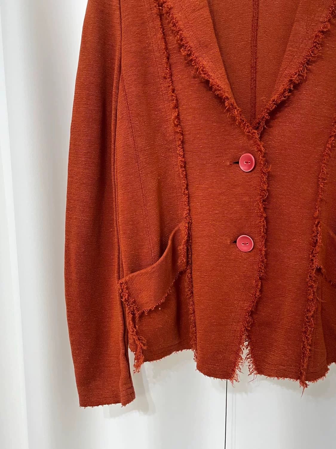 Issey Miyake Issey Miyake Vintage Burgundy Jacket Size M / US 6-8 / IT 42-44 - 4 Thumbnail
