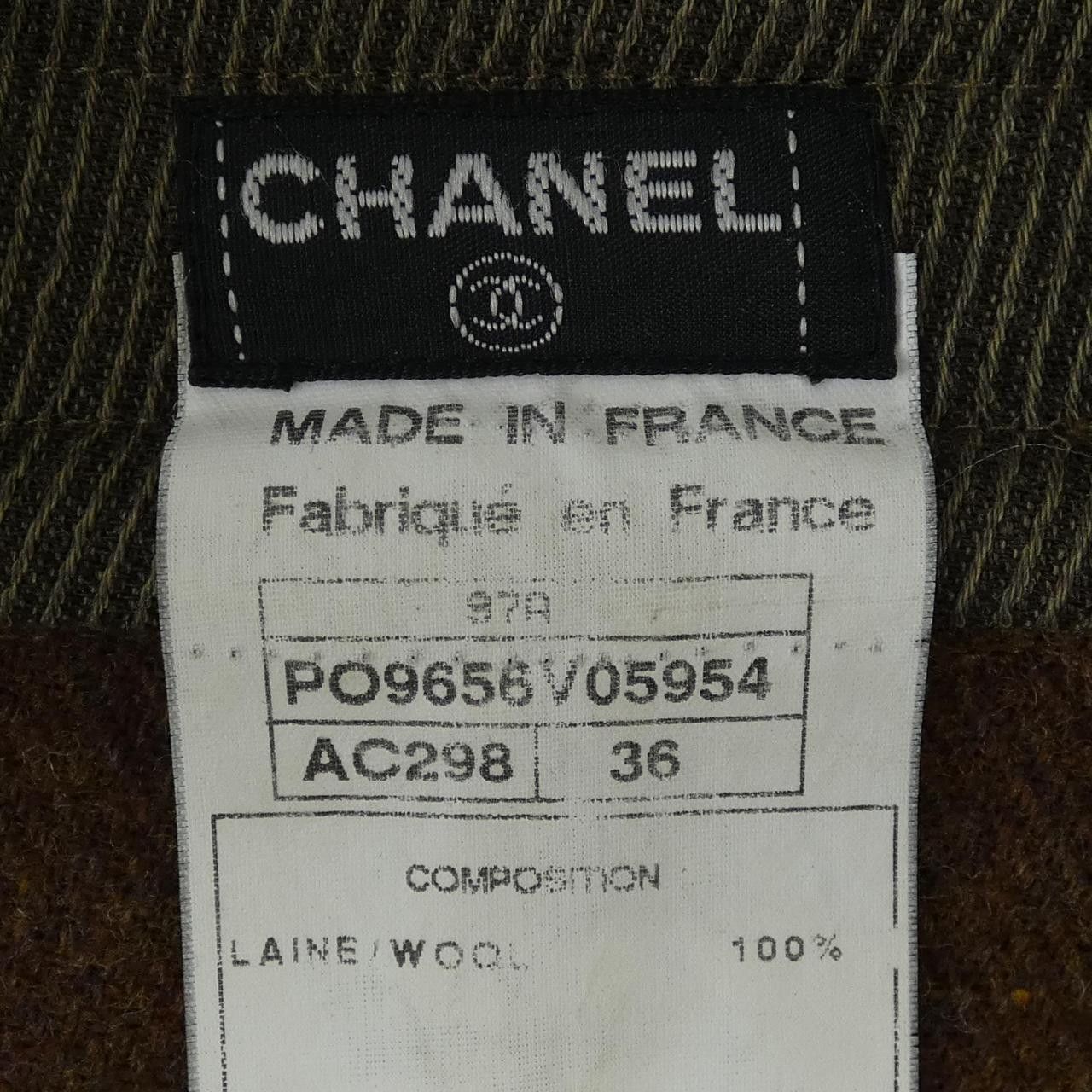 Chanel Chanel Chanel Coat Textile Outerwear P09656V05954 97A DUTY FREE for USA Size ONE SIZE - 3 Thumbnail