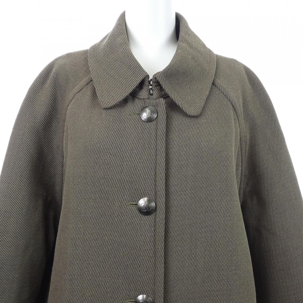 Chanel Chanel Chanel Coat Textile Outerwear P09656V05954 97A DUTY FREE for USA Size ONE SIZE - 4 Thumbnail