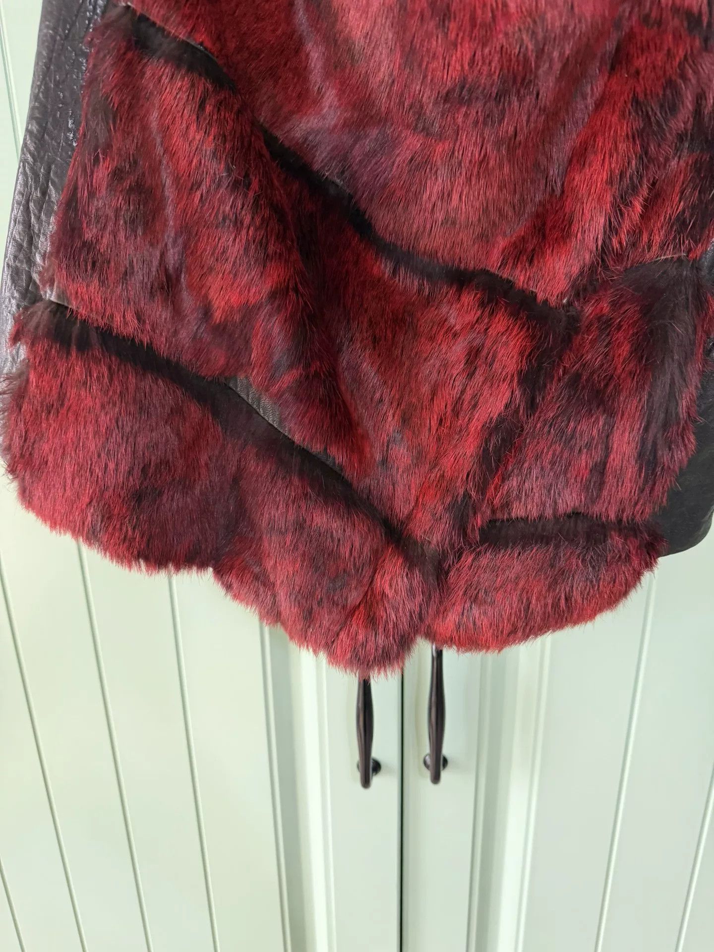 Helmut Lang Helmut Lang Red Fur Vest Size M / US 6-8 / IT 42-44 - 7 Thumbnail