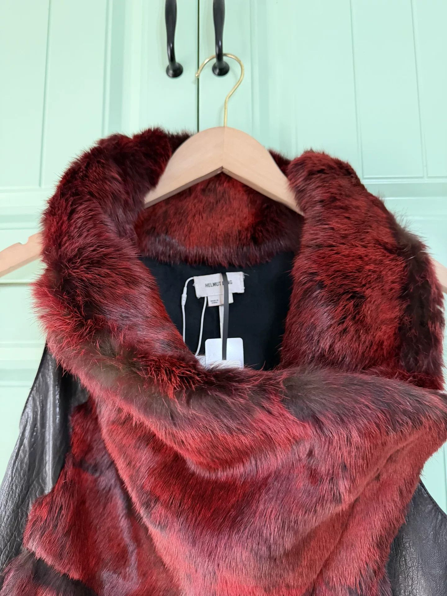 Helmut Lang Helmut Lang Red Fur Vest Size M / US 6-8 / IT 42-44 - 6 Thumbnail
