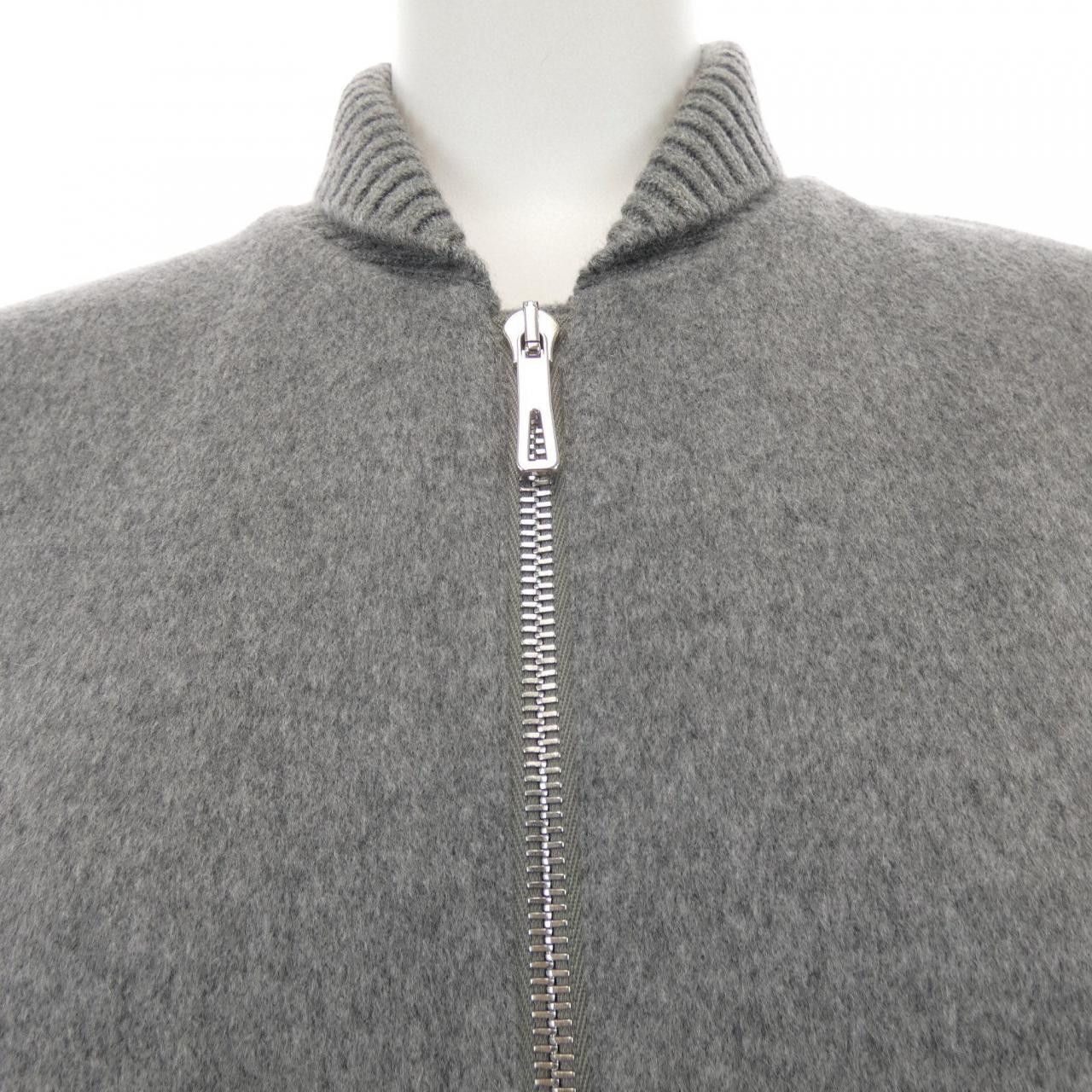 Hermes Hermes Hermès Long Vest Cashmere Long Vest 38 Textile Tops DUTY FREE for USA Size ONE SIZE - 5 Thumbnail