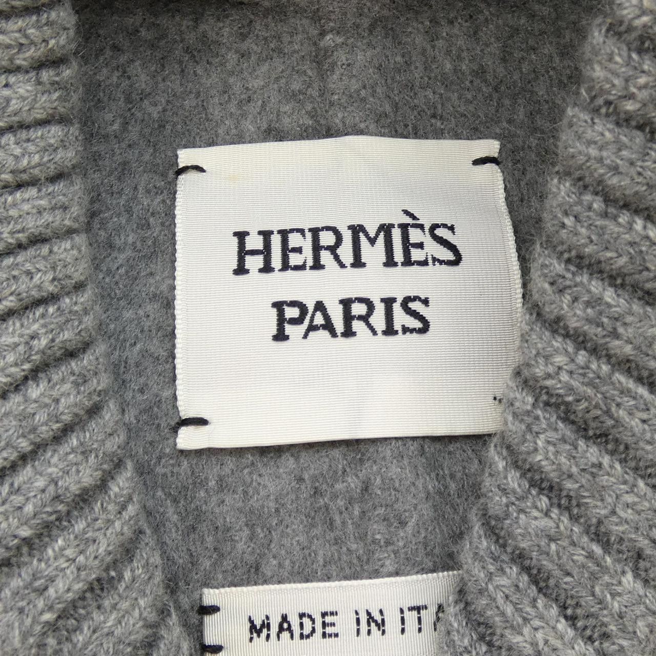 Hermes Hermes Hermès Long Vest Cashmere Long Vest 38 Textile Tops DUTY FREE for USA Size ONE SIZE - 4 Thumbnail