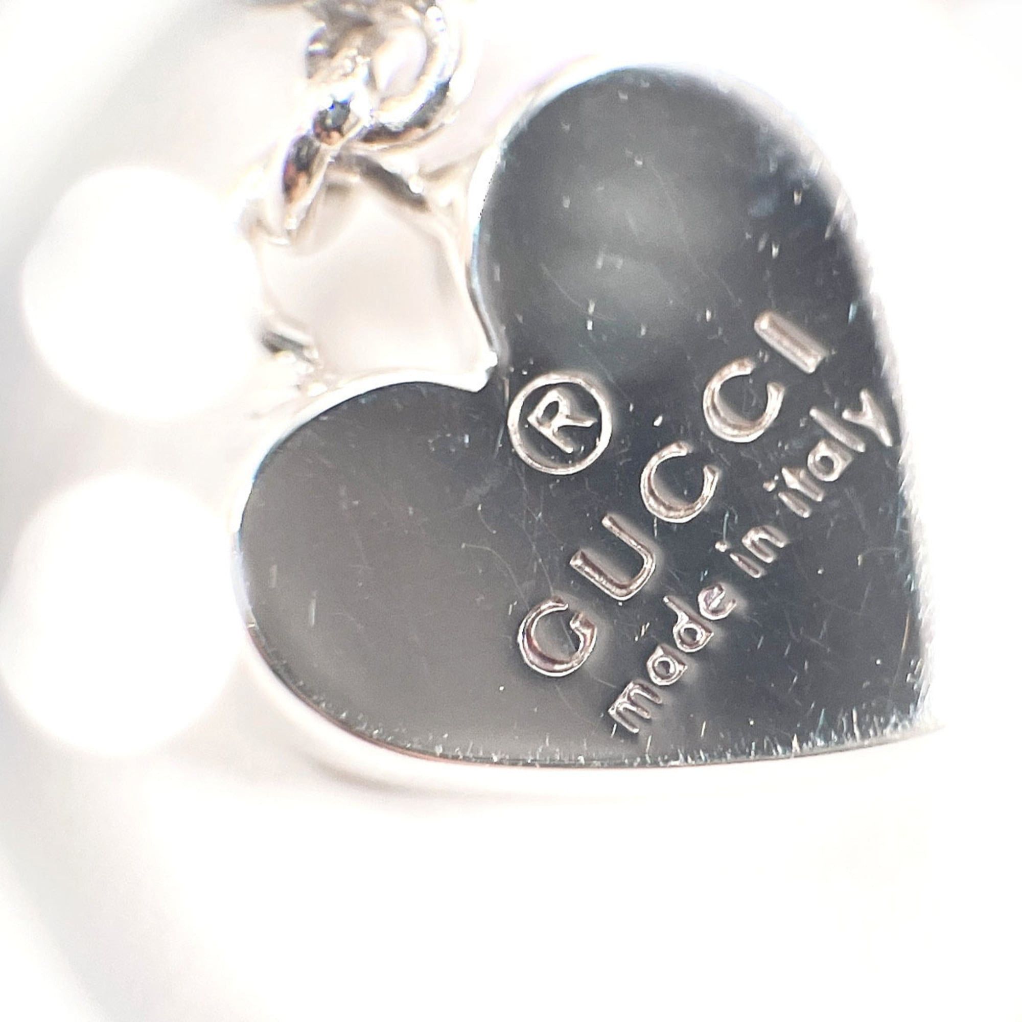 Gucci GUCCI Heart Earrings in Silver 925 with Amethyst and Silver, Women's Size ONE SIZE - 4 Thumbnail