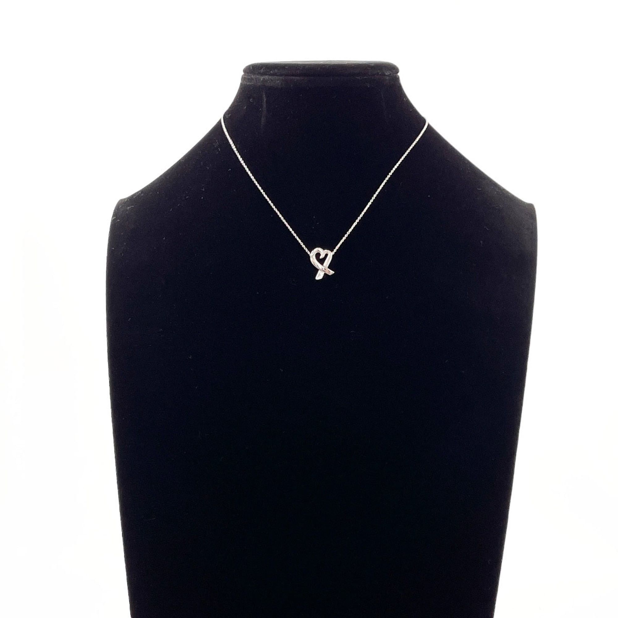 Tiffany & Co. TIFFANY & Co. Tiffany Loving Heart Paloma Picasso Necklace in 925 Sterling Silver for Women Size ONE SIZE - 6 Thumbnail