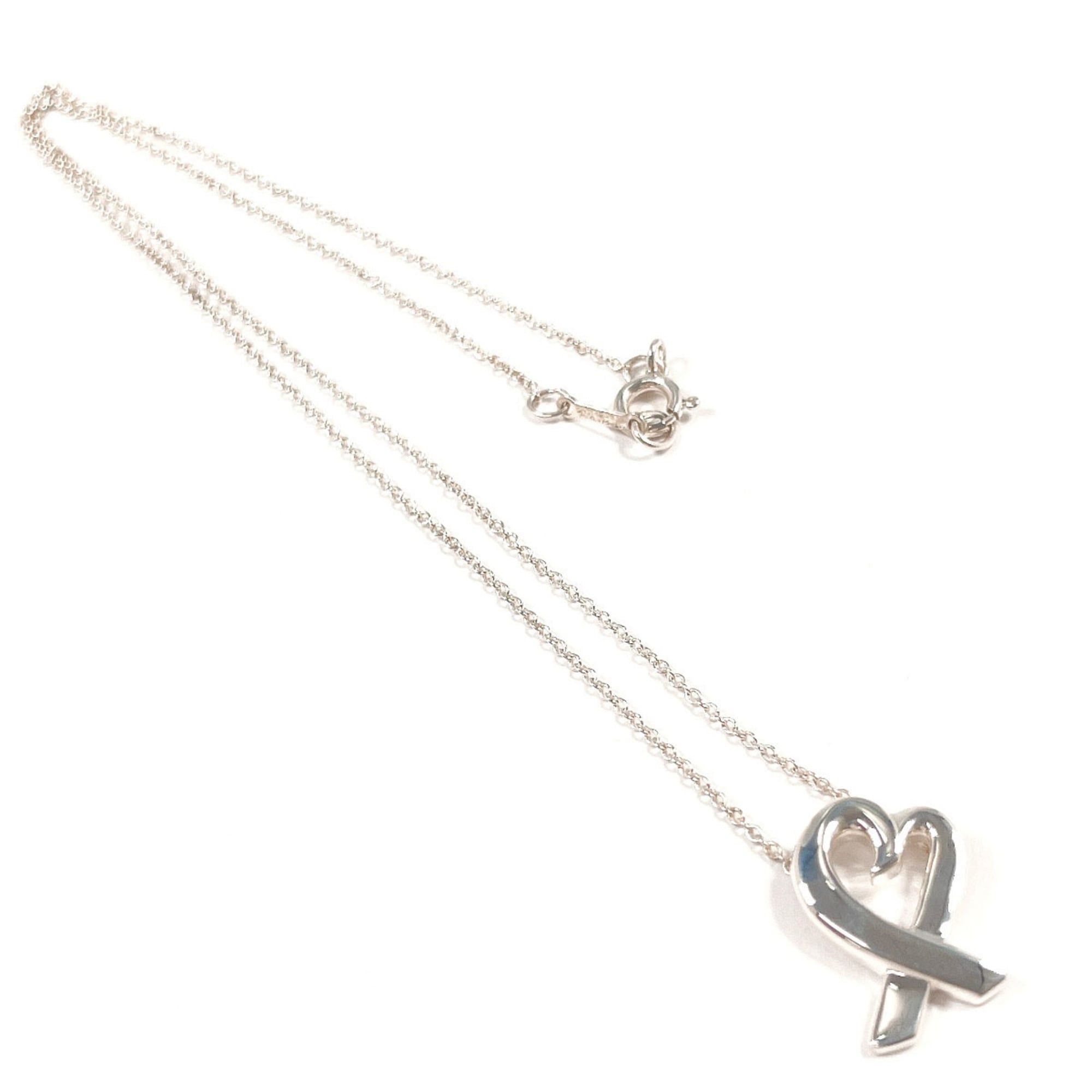 Tiffany & Co. TIFFANY & Co. Tiffany Loving Heart Paloma Picasso Necklace in 925 Sterling Silver for Women Size ONE SIZE - 3 Thumbnail