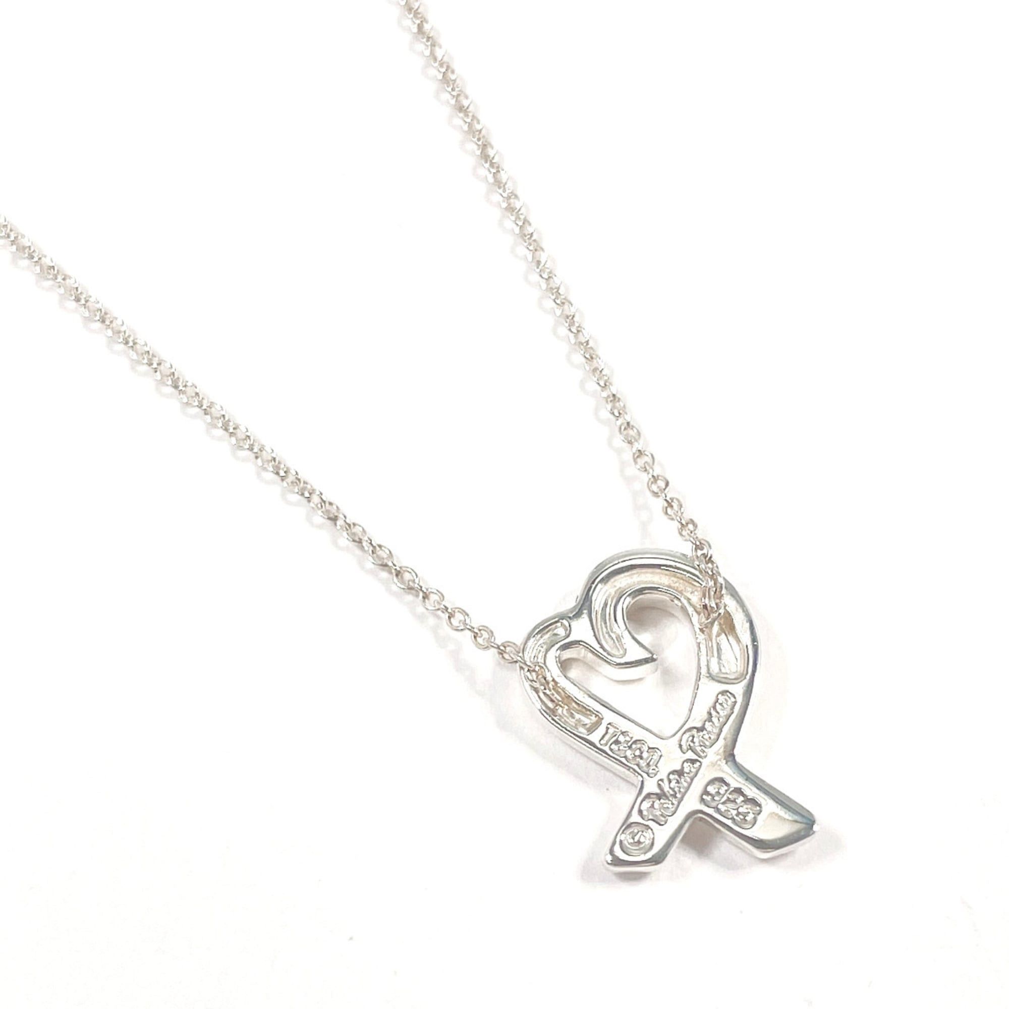 Tiffany & Co. TIFFANY & Co. Tiffany Loving Heart Paloma Picasso Necklace in 925 Sterling Silver for Women Size ONE SIZE - 2 Thumbnail