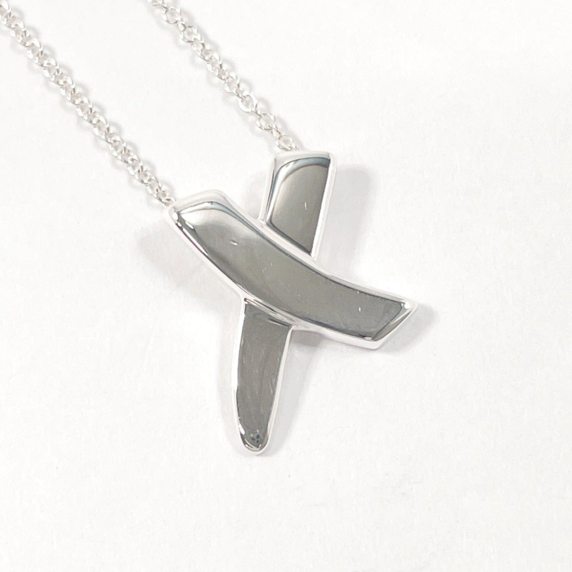 Tiffany & Co. TIFFANY & Co. Tiffany Graffiti X Kiss Paloma Picasso Necklace in 925 Sterling Silver for Women Size ONE SIZE - 8 Thumbnail