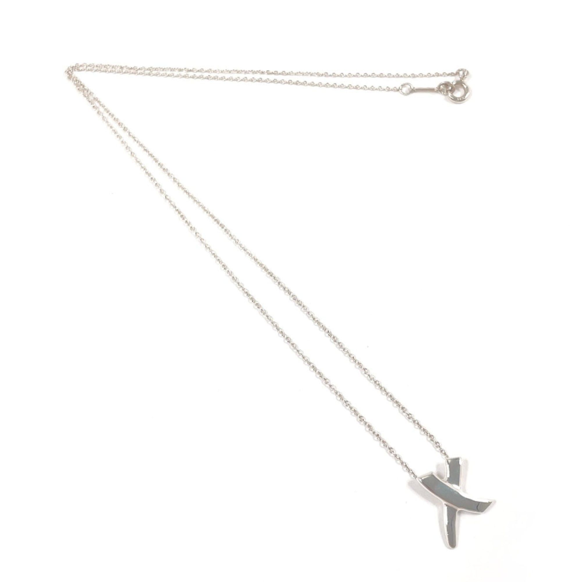 Tiffany & Co. TIFFANY & Co. Tiffany Graffiti X Kiss Paloma Picasso Necklace in 925 Sterling Silver for Women Size ONE SIZE - 3 Thumbnail