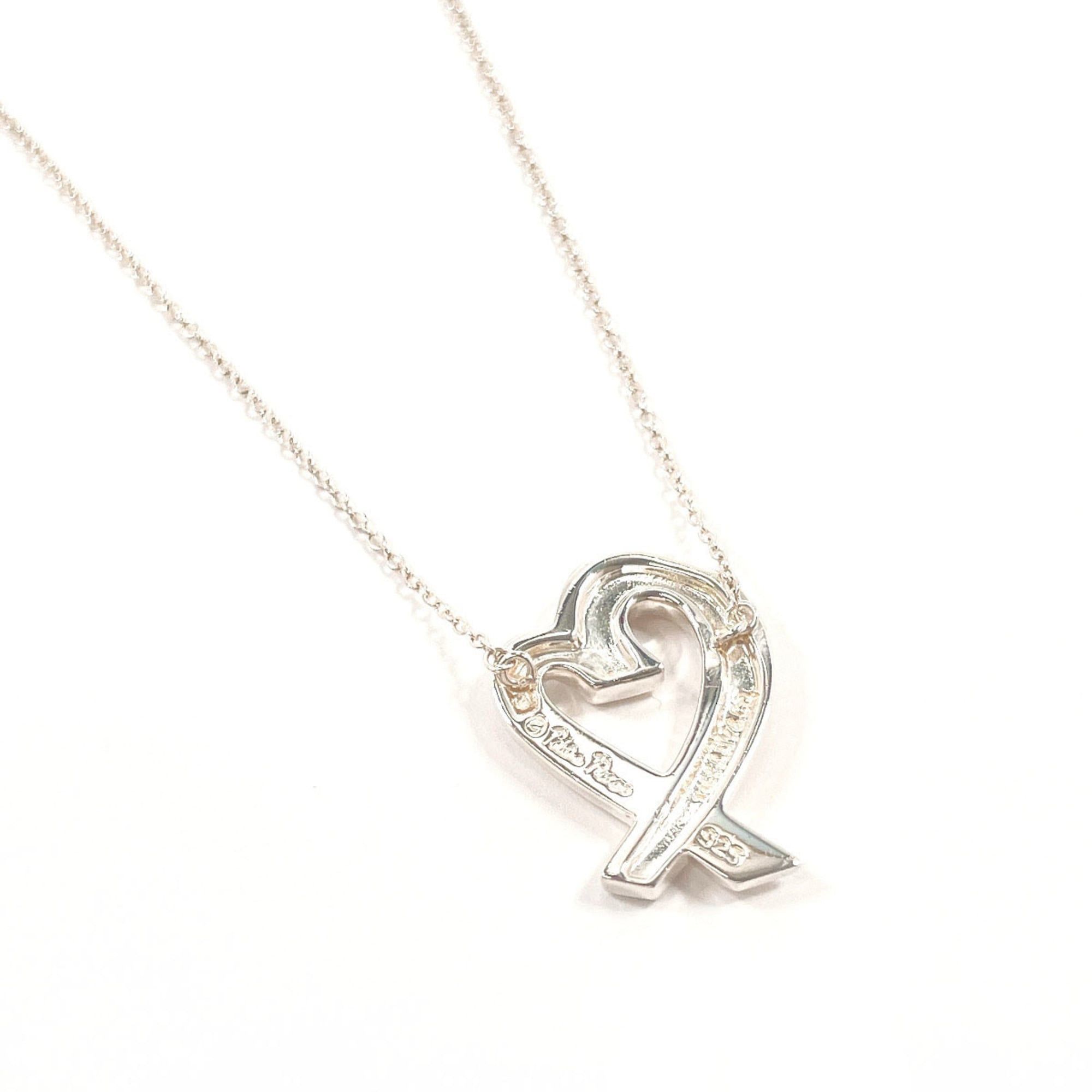 Tiffany & Co. TIFFANY & Co. Tiffany Loving Heart Paloma Picasso Necklace in 925 Sterling Silver for Women Size ONE SIZE - 2 Thumbnail