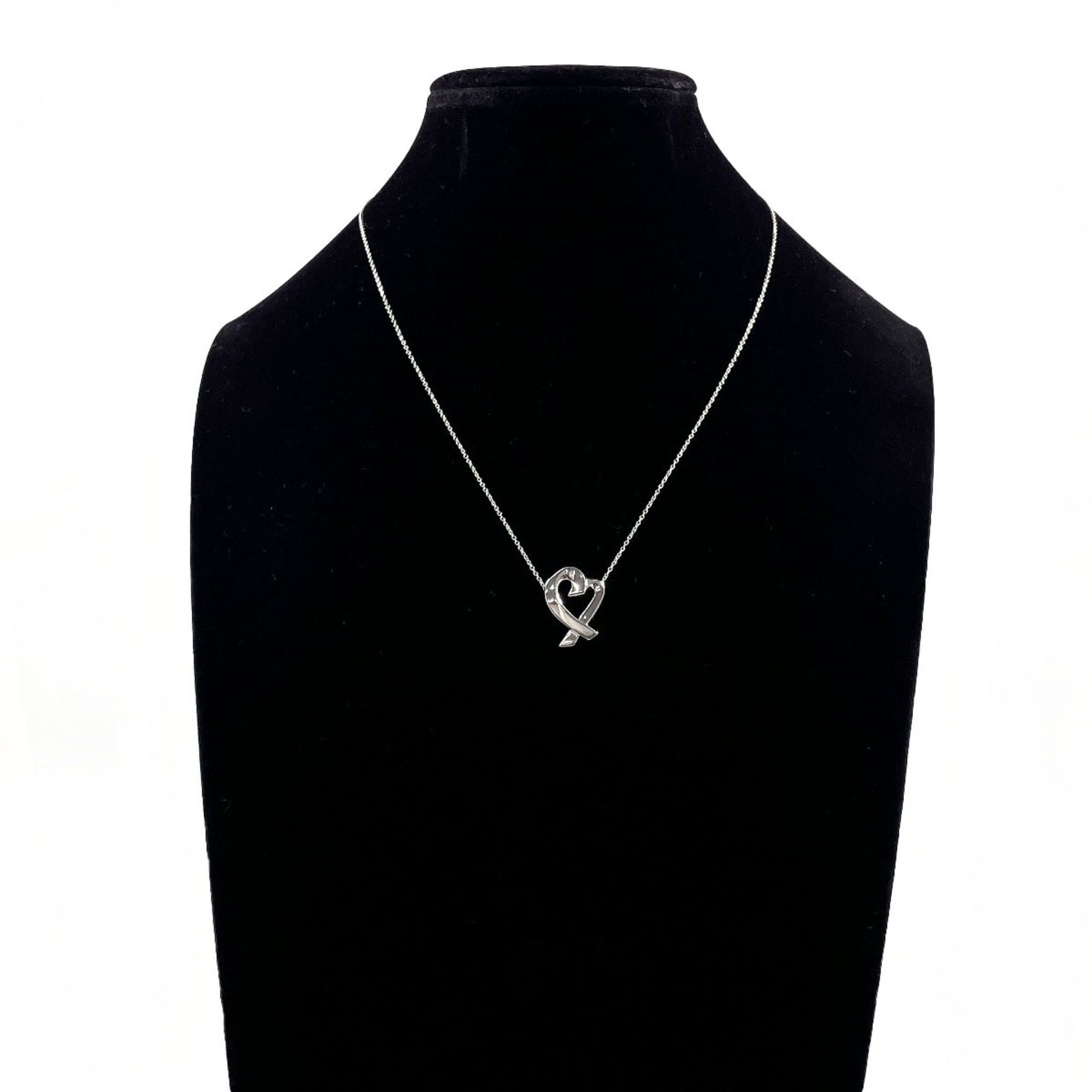 Tiffany & Co. TIFFANY & Co. Tiffany Loving Heart Paloma Picasso Necklace in 925 Sterling Silver for Women Size ONE SIZE - 6 Thumbnail