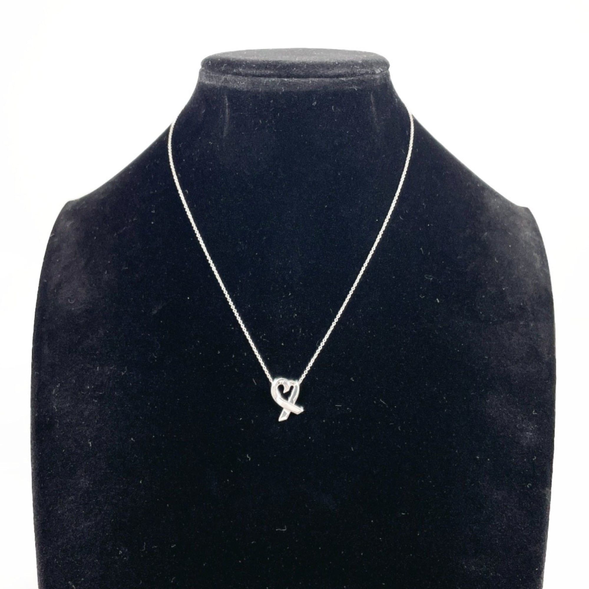 Tiffany & Co. TIFFANY & Co. Tiffany Loving Heart Paloma Picasso Necklace in 925 Sterling Silver for Women Size ONE SIZE - 7 Thumbnail