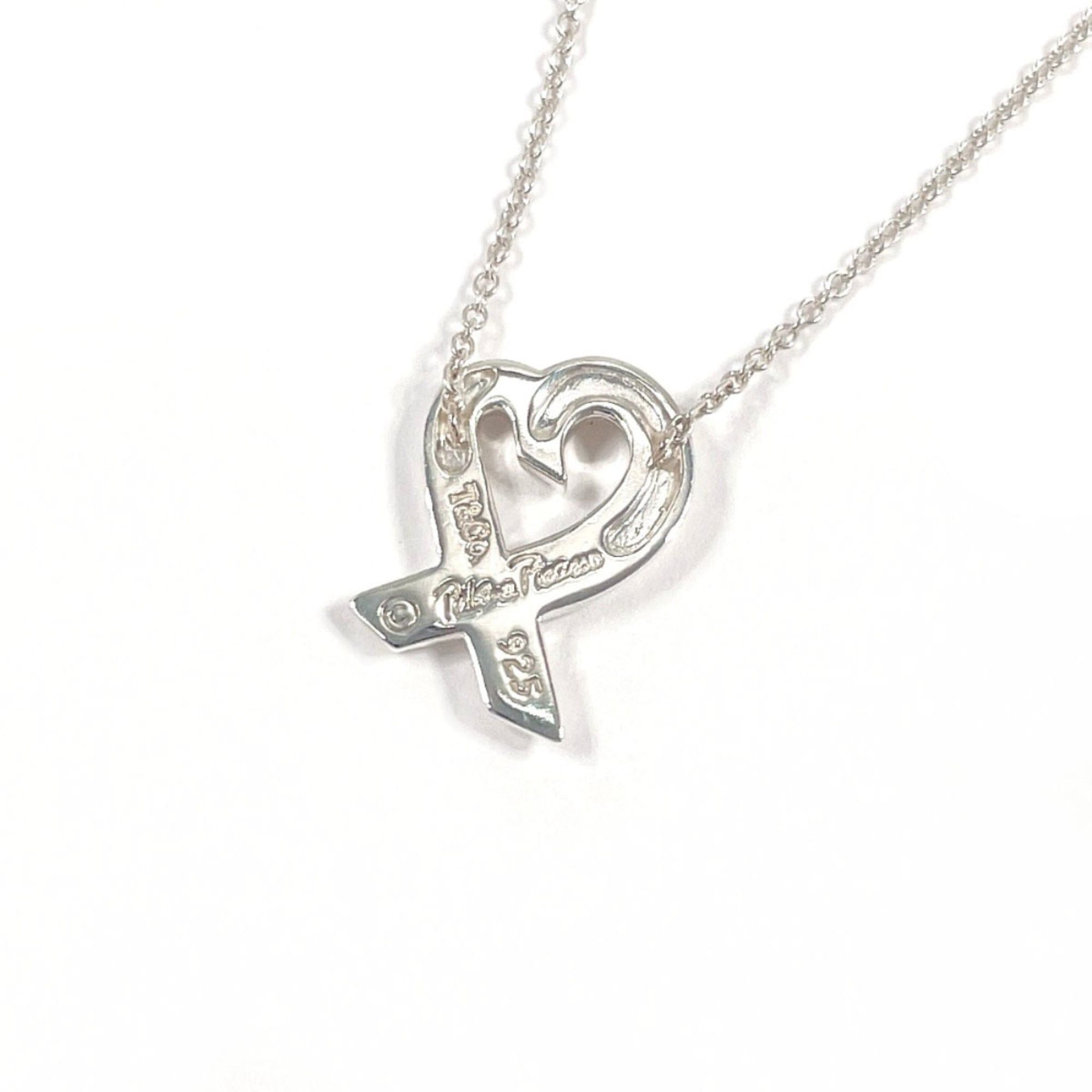 Tiffany & Co. TIFFANY & Co. Tiffany Loving Heart Paloma Picasso Necklace in 925 Sterling Silver for Women Size ONE SIZE - 2 Thumbnail