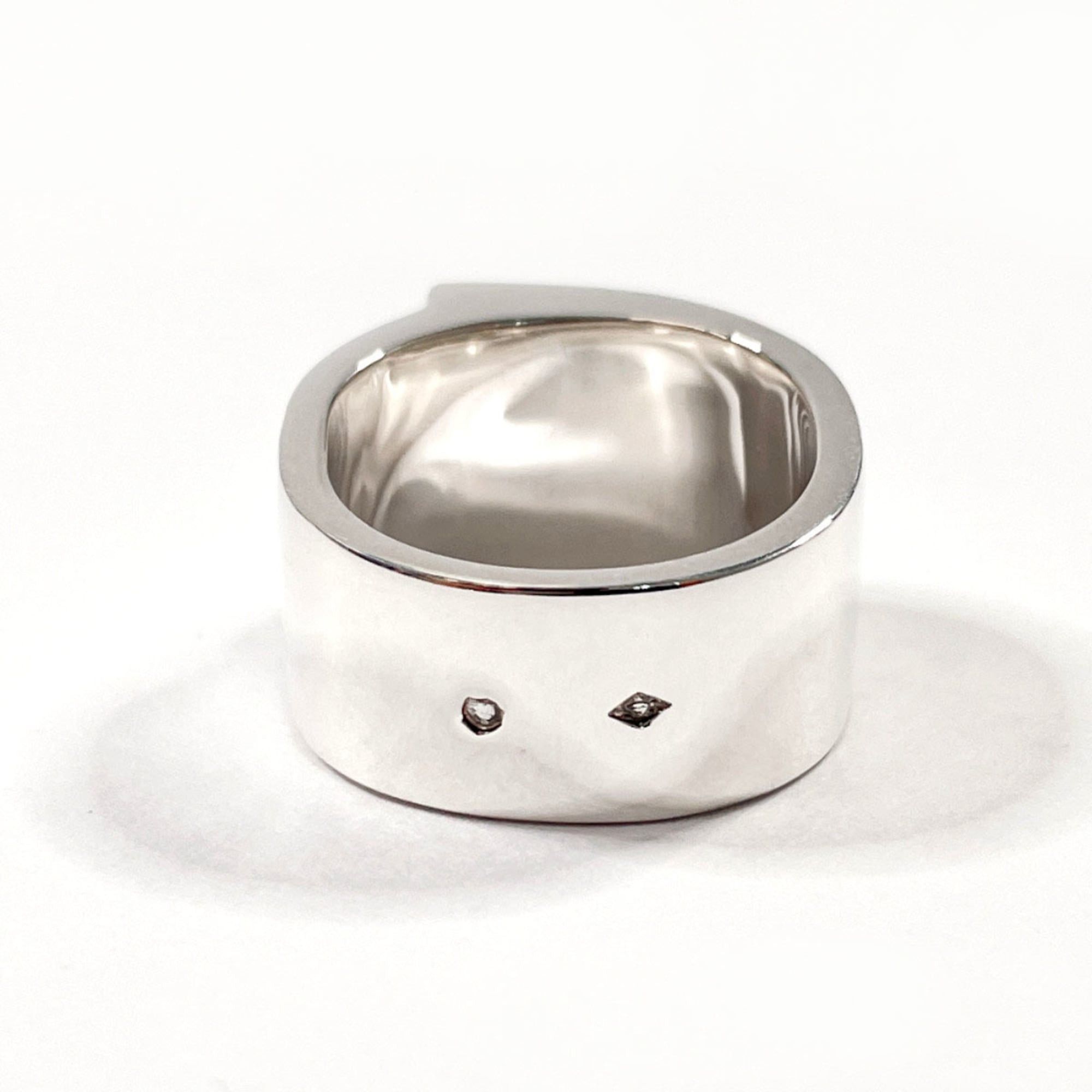 Hermes HERMES Candy Ring, Silver 925/Coral, Size 11, Women's Size ONE SIZE - 2 Thumbnail