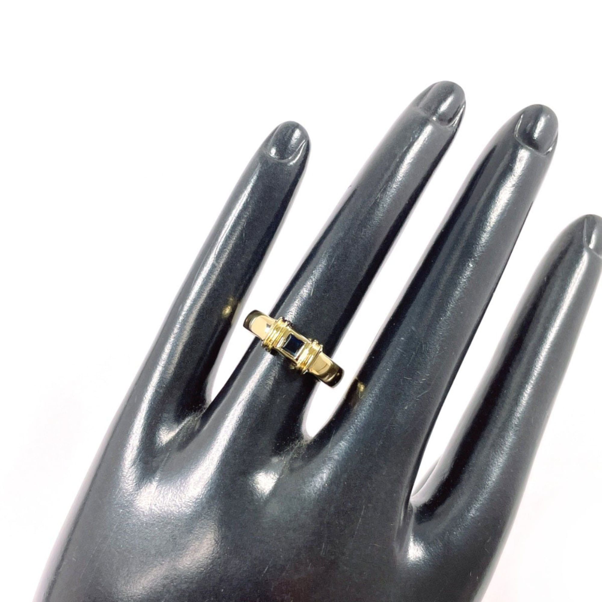 Tiffany & Co. TIFFANY & Co. Tiffany Cushion Ring in 18k Yellow Gold with Sapphire, 10k Gold, for Women Size ONE SIZE - 8 Thumbnail