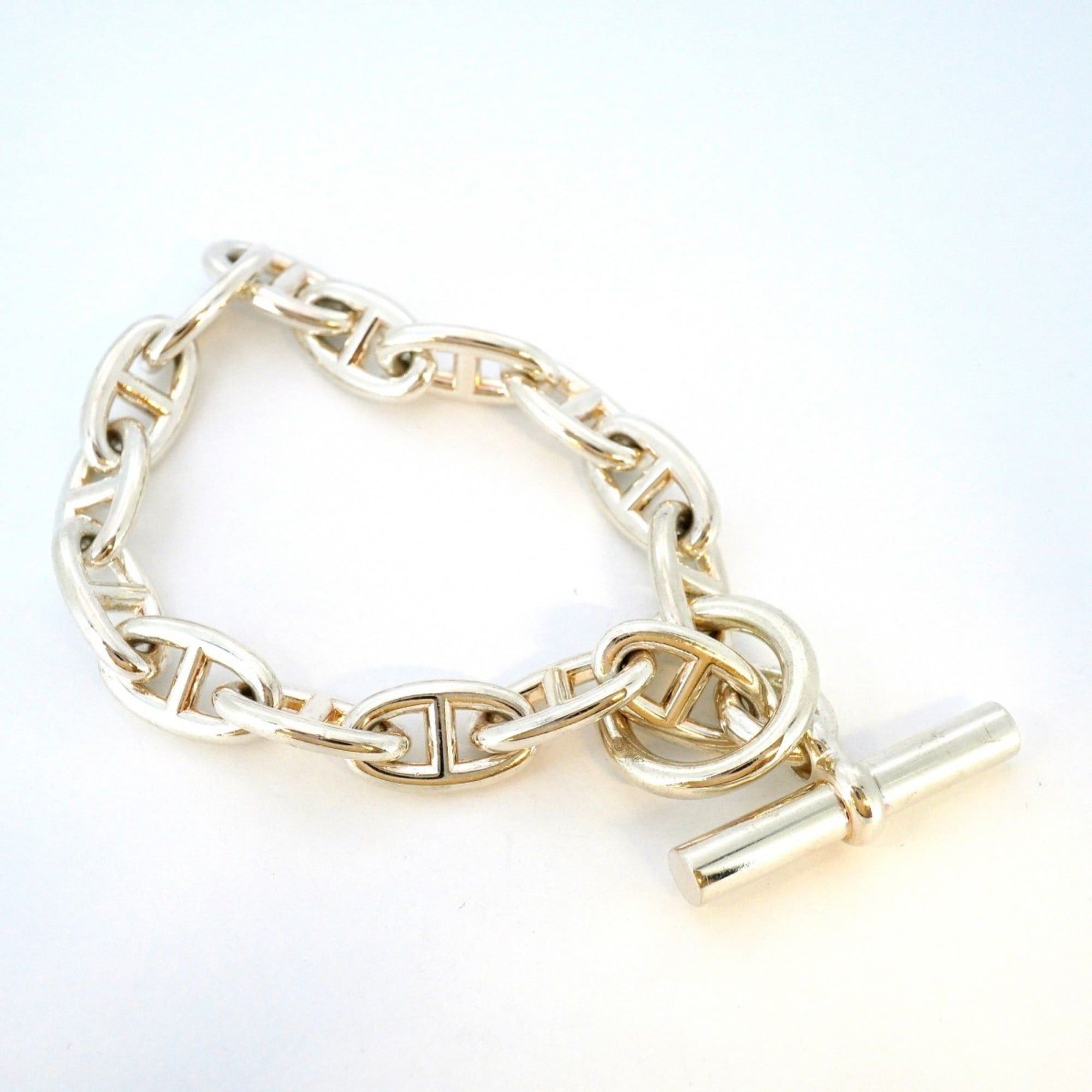 Hermes Hermès Chaine d'Ancre GM Bracelet, 15 links, 925 silver, men's