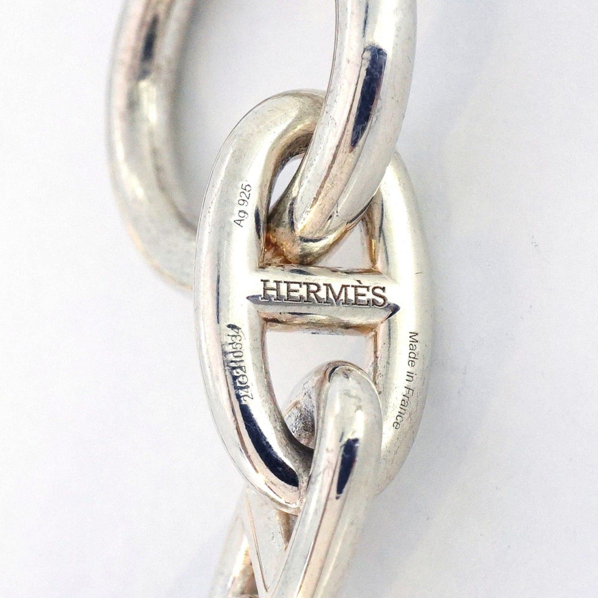 Hermes Hermès Chaine d'Ancre GM Bracelet, 15 links, 925 silver, men's