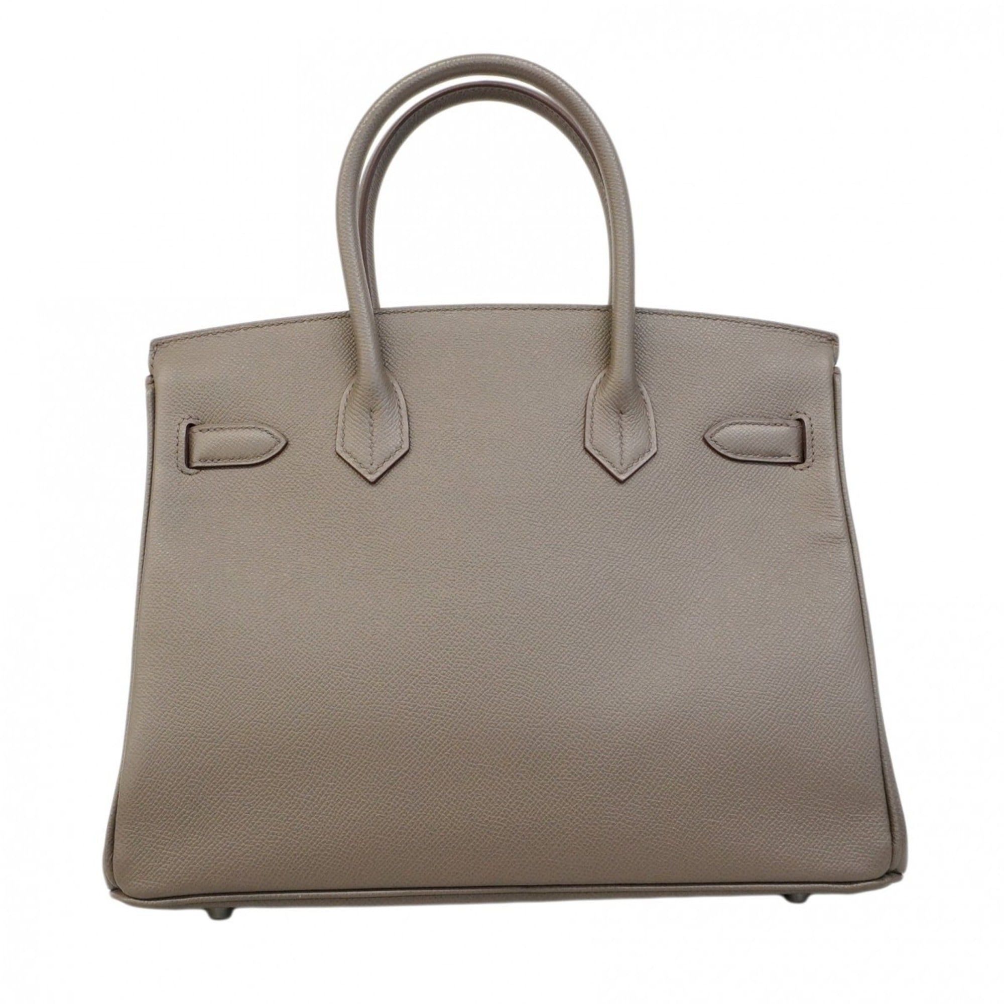 Hermes Hermes Hermès Birkin 30 handbag, Epsom leather, Etain, Z stamp, women's Size ONE SIZE - 11 Thumbnail